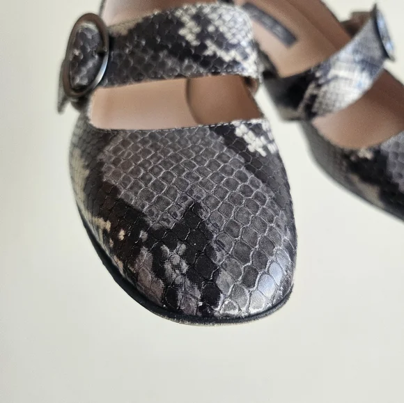 SJP tartt Snake Print Mary Janes - Picture 4 of 6